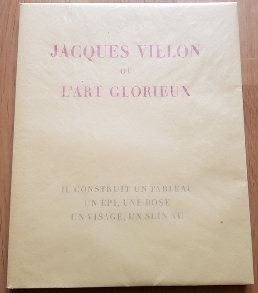 Jacques Villon ou L'Art glorieux. Construit un tableau un épi, …