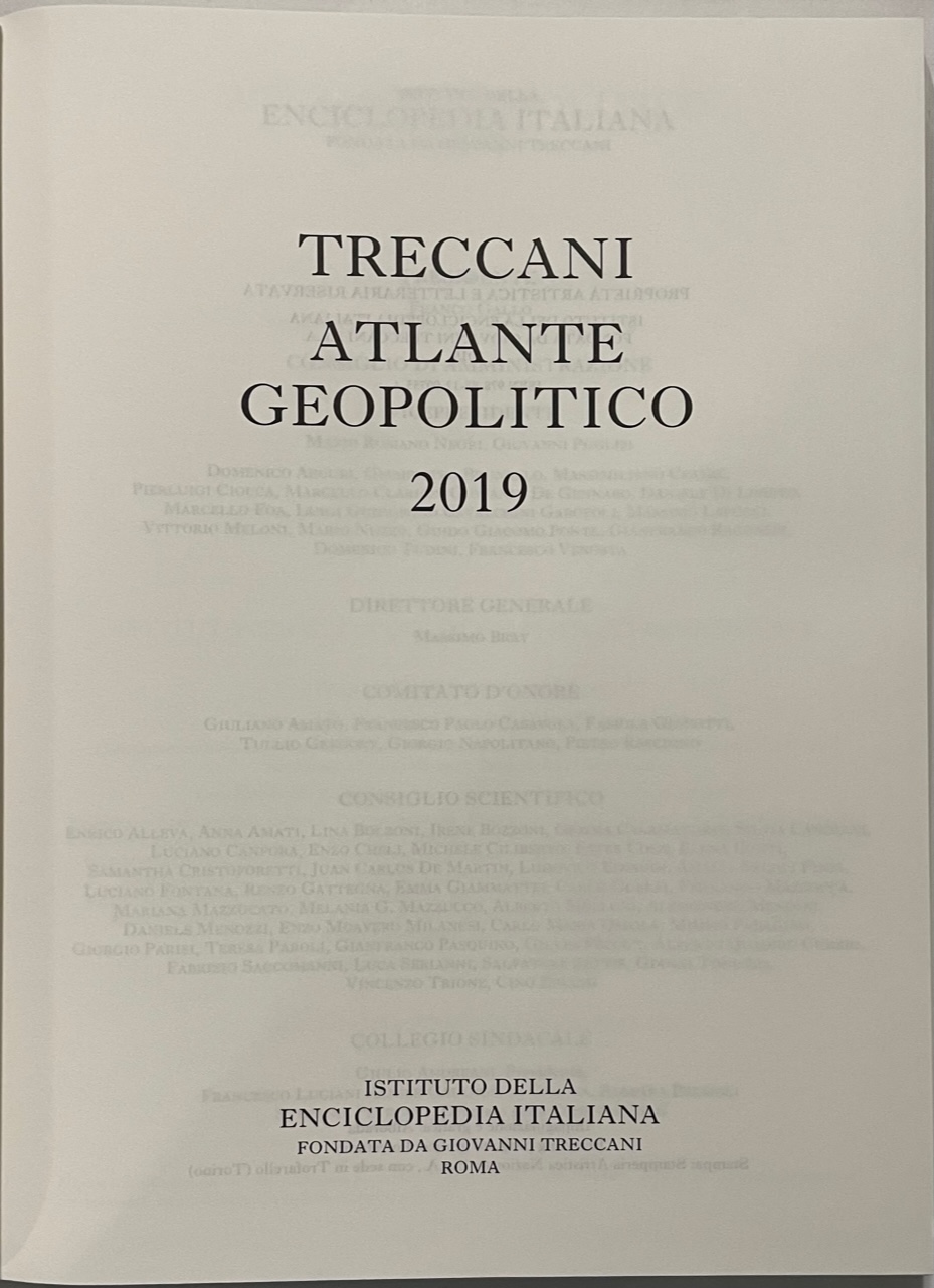 Atlante Geopolitico 2019