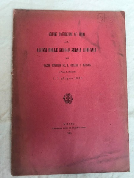 SOLENNE DISTRIBUZIONE DEI PREMI agli alunni delle Scuole Serali Comunali, …