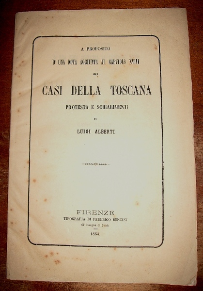 A PROPOSITO DI UNA NOTA AGGIUNTA AL CAPITOLO XVIII DEI …