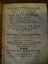 DOMESTICORUM AUXILIORUM ET FACILE PARABILIUM REMEDIORUM TRACTATUS QUINQUE: Primus, de …