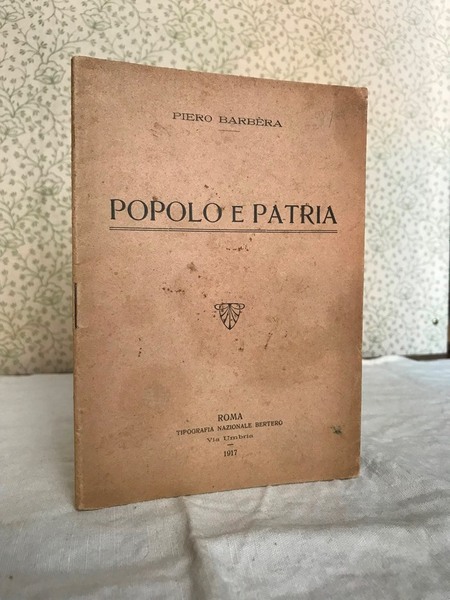 POPOLO E PATRIA.