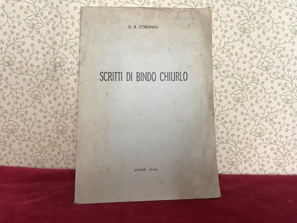 SCRITTI DI BINDO CHIURLO