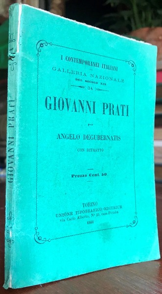 GIOVANNI PRATI - I contemporanei italiani, Galleria nazionale del secolo …