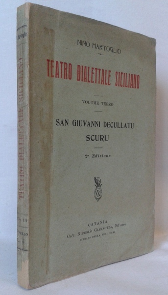 SAN GIUVANNI DECULLATU. SCURU Teatro dialettale siciliano