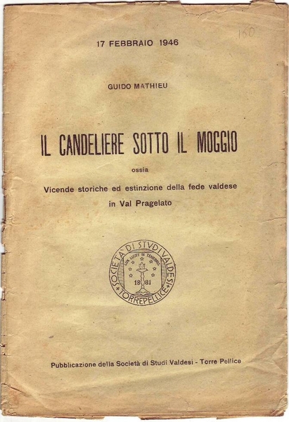 IL CANDELIERE SOTTO IL MOGGIO ossia Vicende storiche ed estinzione …