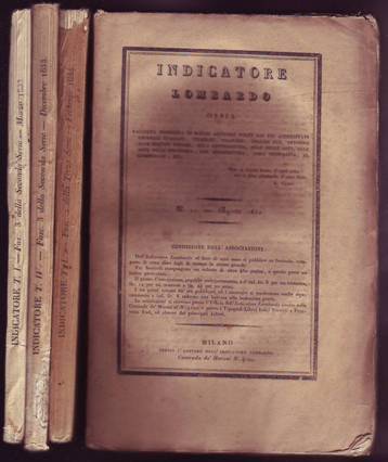 INDICATORE LOMBARDO ( poi: INDICATORE ) OSSIA RACCOLTA PERIODICA di …