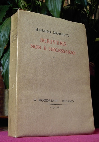 SCRIVERE NON E' NECESSARIO.