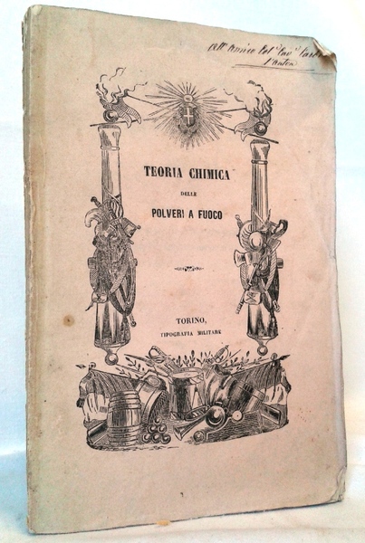 TEORIA CHIMICA DELLA COMPOSIZIONE DELLE POLVERI A FUOCO. Ragionamento del …