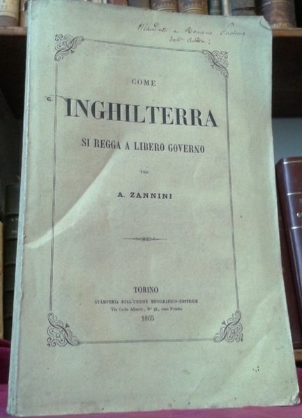 COME INGHILTERRA SI REGGA A LIBERO GOVERNO.