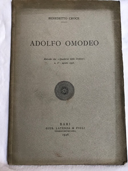 ADOLFO OMODEO