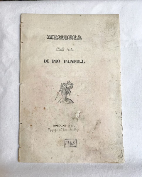 MEMORIA DELLA VITA DI PIO PANFILJ