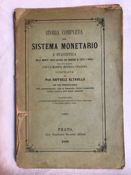 STORIA COMPLETA DEL SISTEMA MONETARIO e Statistica delle Monete tanto …