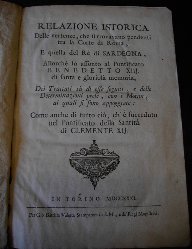 RELAZIONE ISTORICA Delle vertenze che si trovano pendenti tra la …