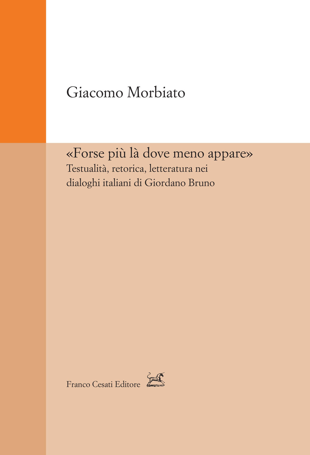 «Forse più là dove meno appare». Testualità, retorica, letteratura nei …