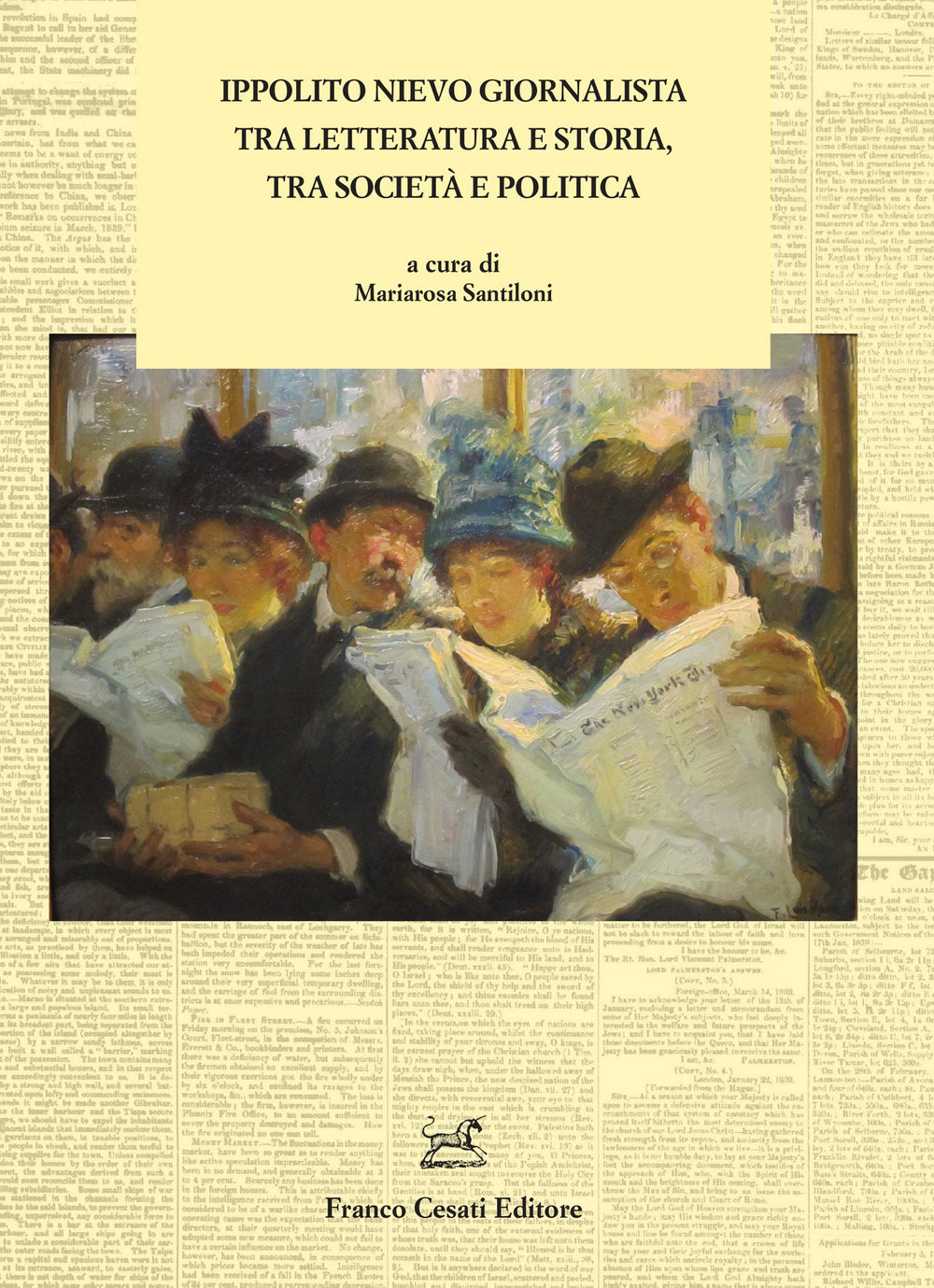 Ippolito Nievo giornalista tra letteratura e storia, tra società e …