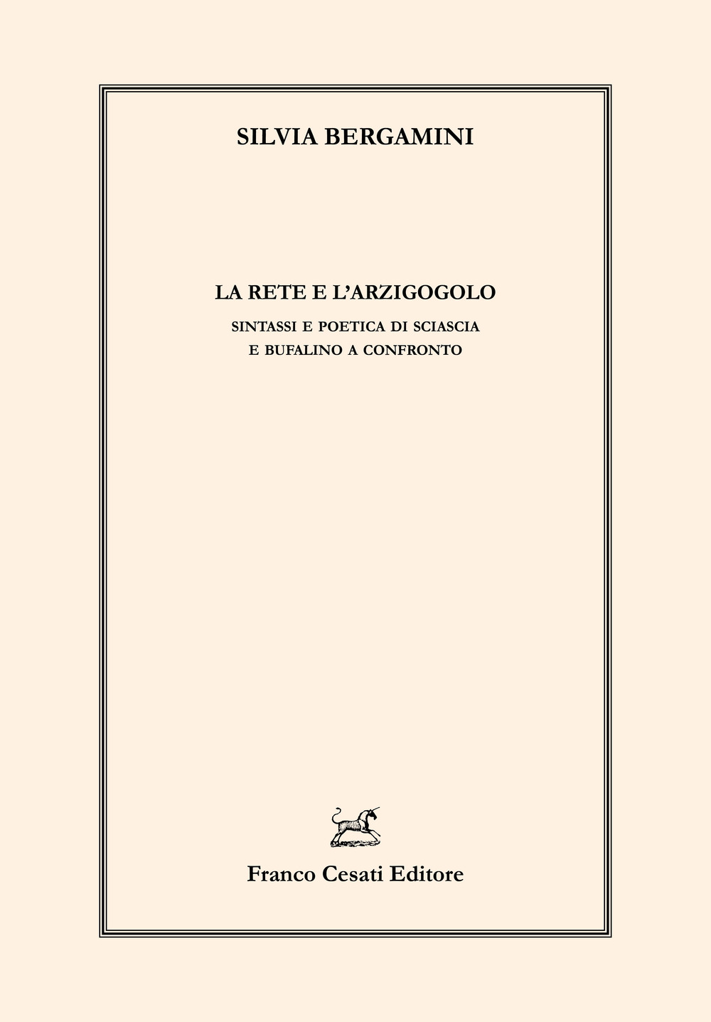 La rete e l'arzigogolo. Sintassi e poetica di Sciascia e …