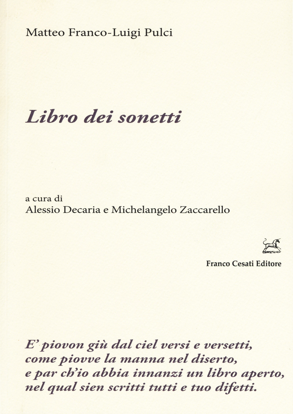 Libro dei sonetti