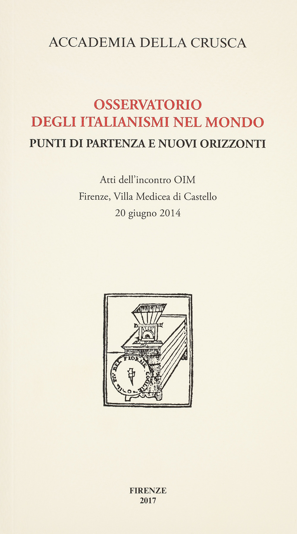 Osservatorio degli italianismi nel mondo. Punti di partenza e nuovi …