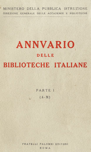 A cura del Ministero della Pubblica Istruzione, Direzione Generale delle …