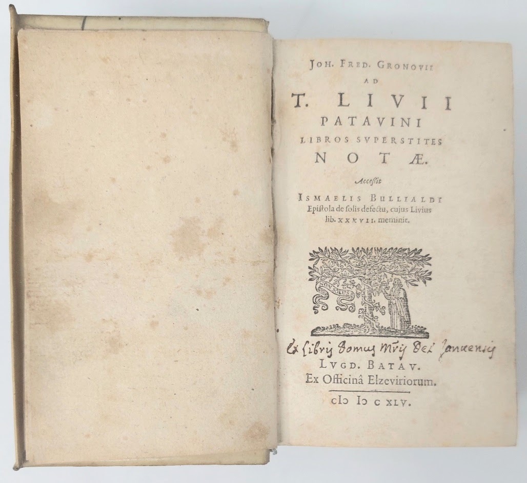 Ad T. Livii Patavini libros superstites notae.&amp;nbsp;Accessit Ismaelis Bullialdi Epistola …