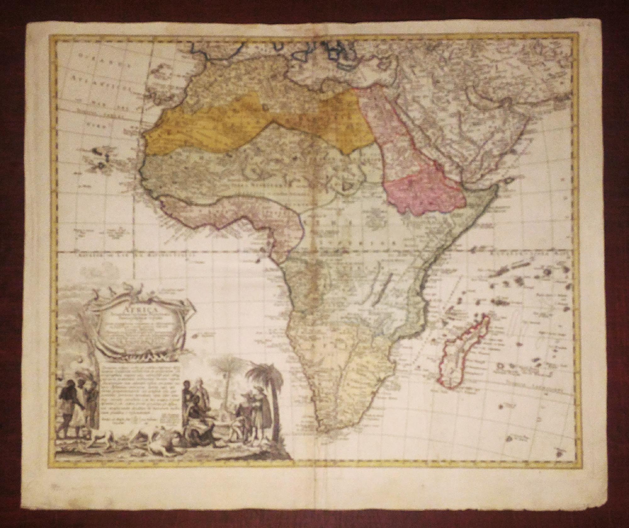 [ AFRICA ] Africa Secundum legitimas Projectionis Stereographicae regulas et …