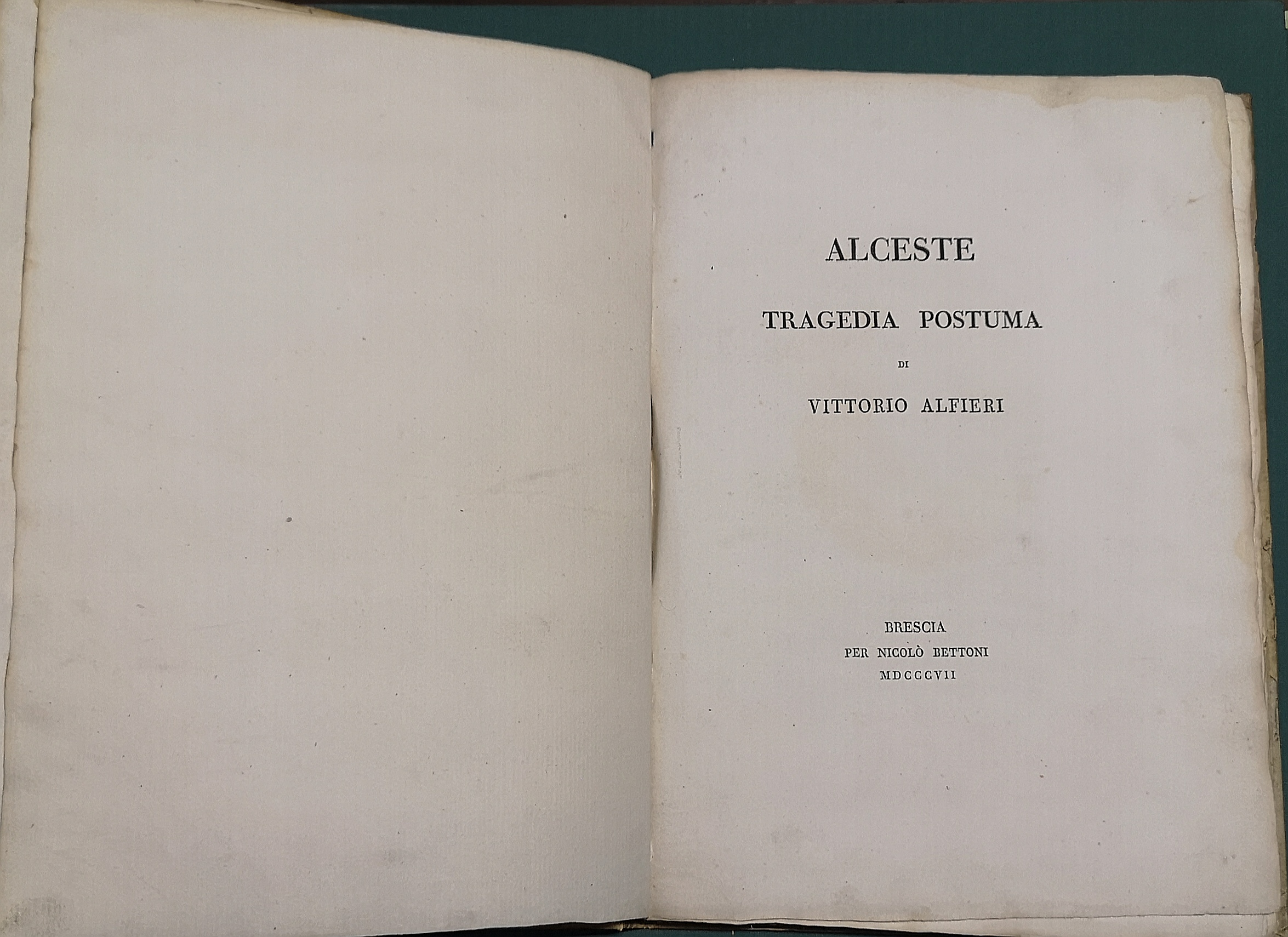 Alceste, tragedia postuma.