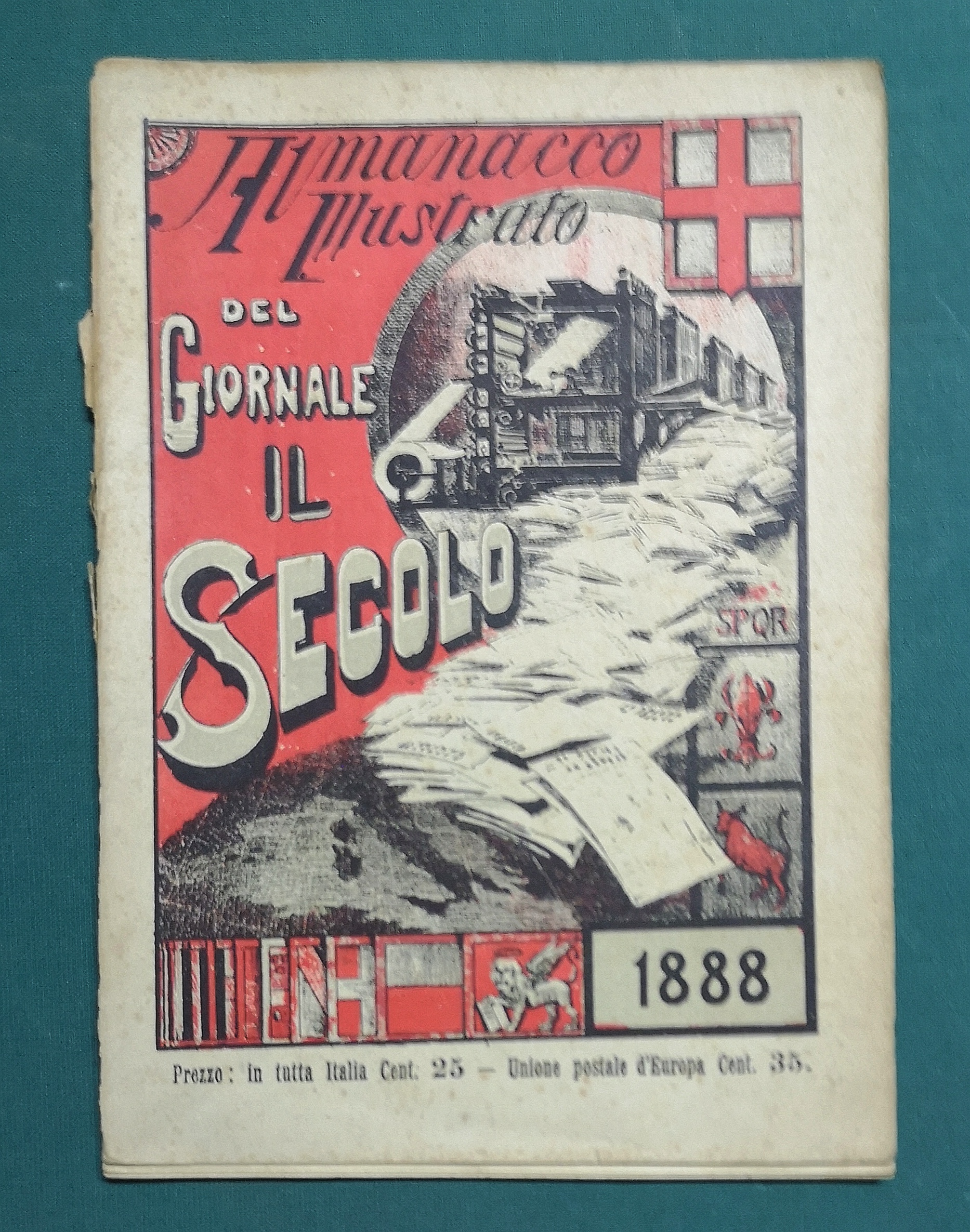 Almanacco Illustrato del giornale Il Secolo. 1888.