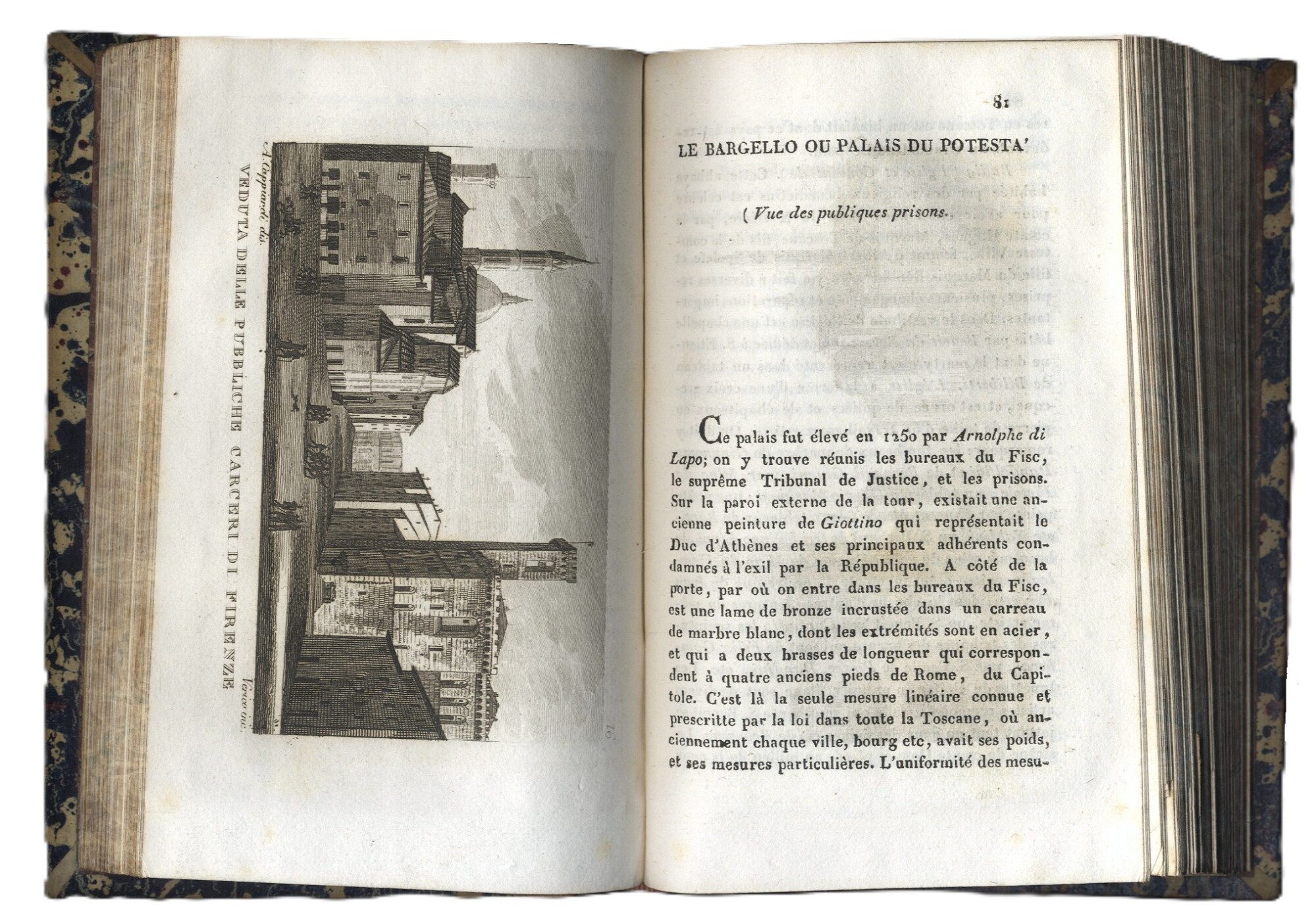 &amp;nbsp;GUIDE DE LA VILLE DE FLORENCE, Avec la descrption de …