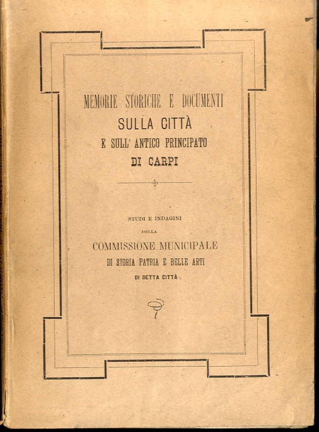 &amp;nbsp;Memorie storiche e documenti sulla citt&amp;agrave; e sull'antico principato di …