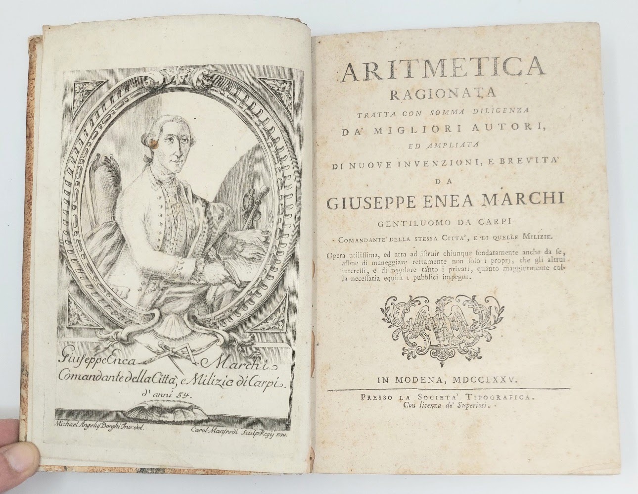 Aritmetica Ragionata, tratta con somma diligenza da' migliori Autori, ed …