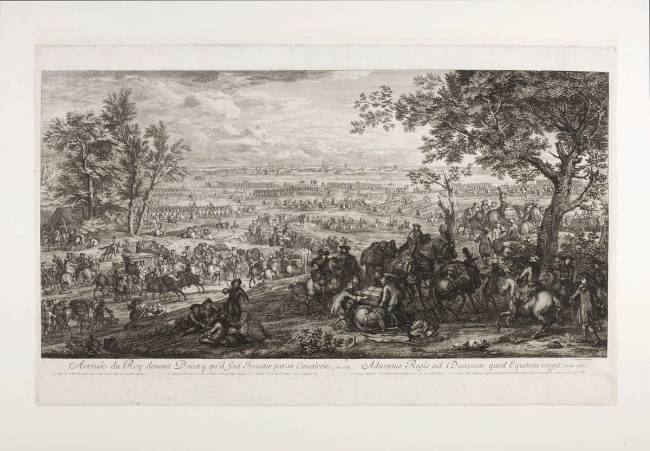 Arrivée du Roy devant Douay, qu'il fait investir par sa …