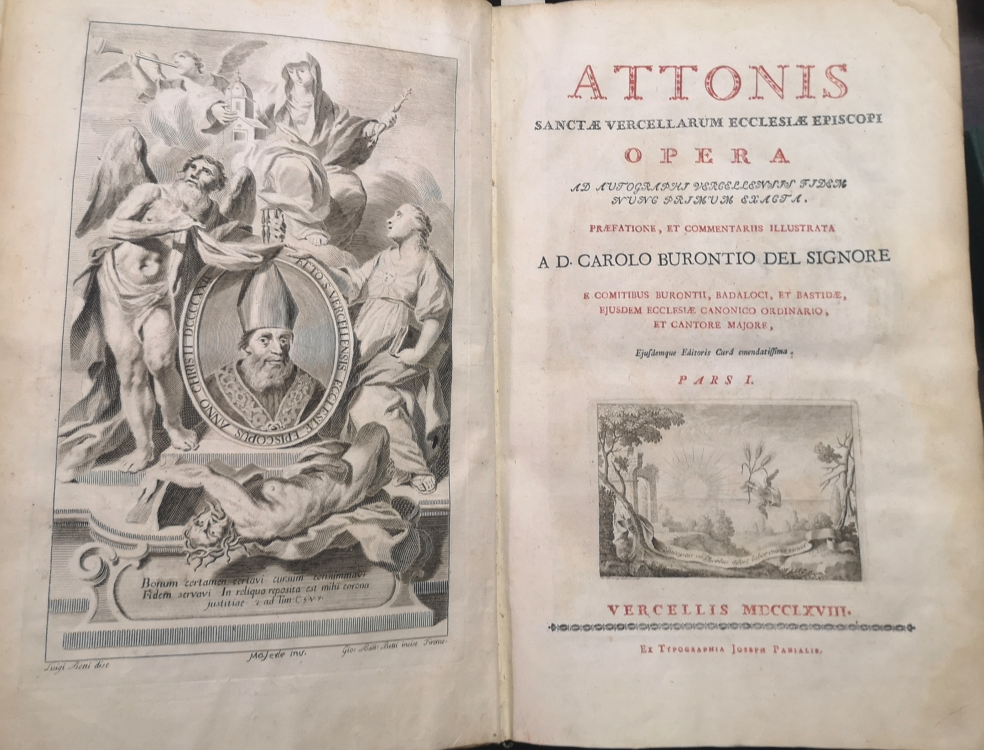 Attonis Sanctae Vercellarum Ecclesiae Episcopi Opera ad autographi Vercellensis fidem …