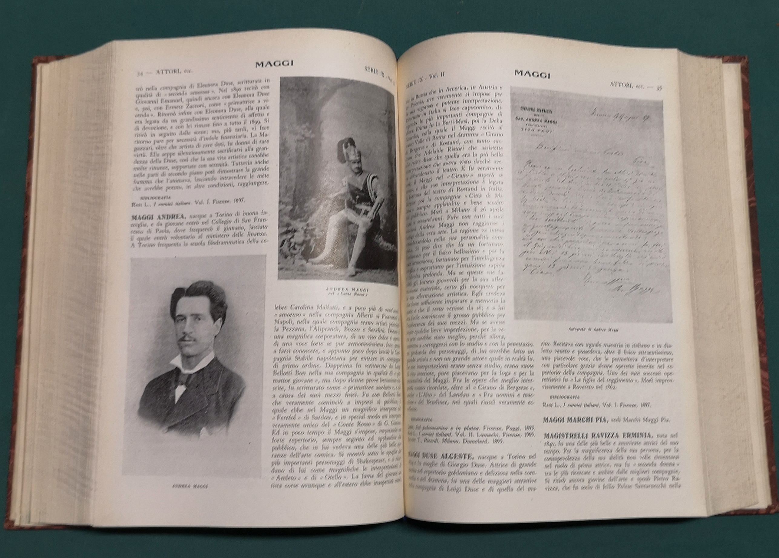 Attori tragici e attori comici. Prefazione di Renato Simoni. Con …