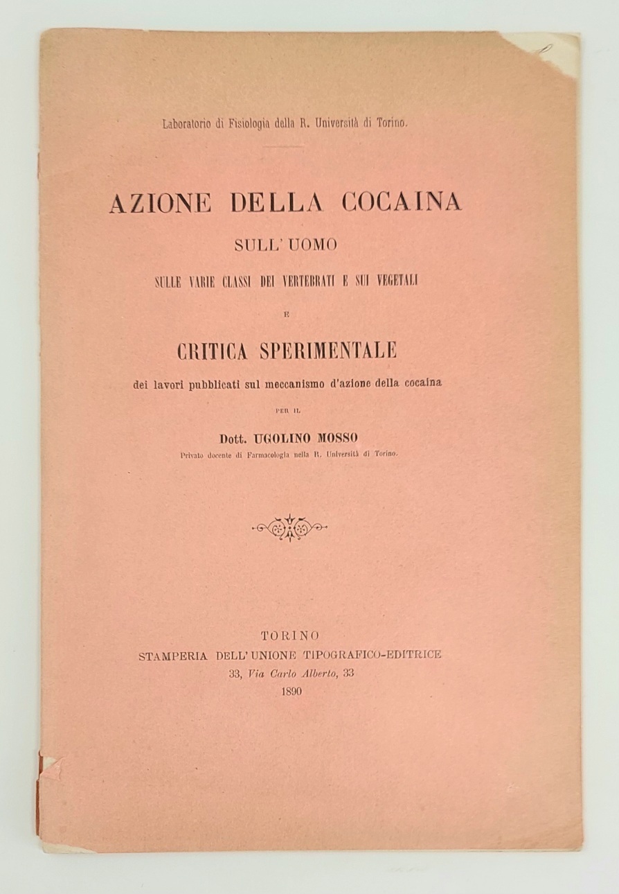 Azione della cocaina sull'uomo e sulle varie classi di vertebrati …