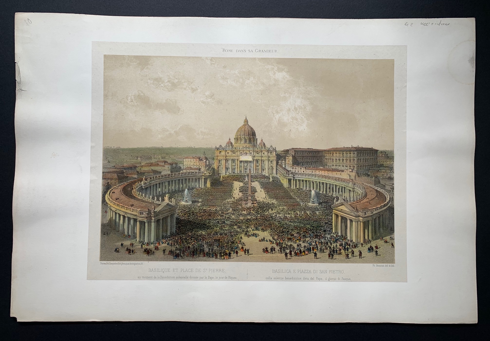 Basilique et Place de St. Pierre/Basilica e Piazza si San …