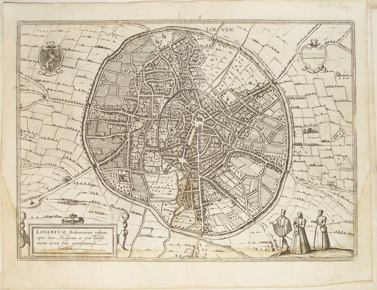 Belgio - Louvain - “Lovanium Brabanticarum urbium”.