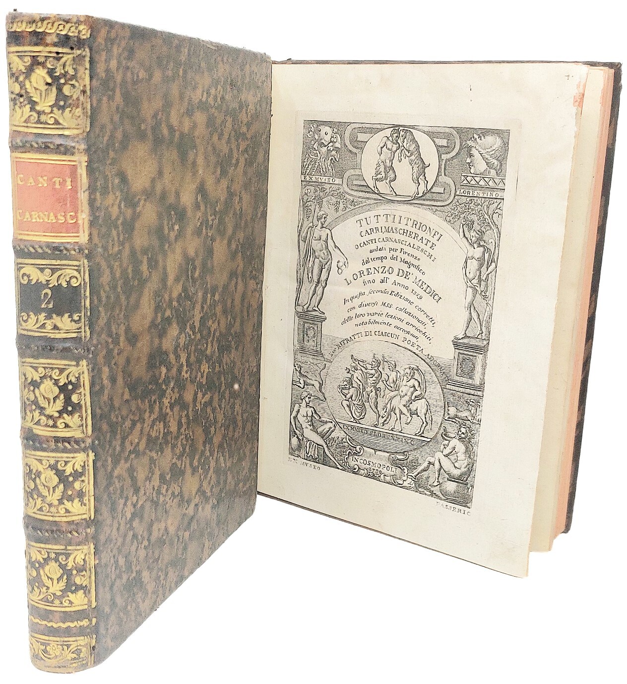 TUTTI I TRIONFI CARRI, MASCHERATE O CANTI CARNASCIALESCHI andati per …