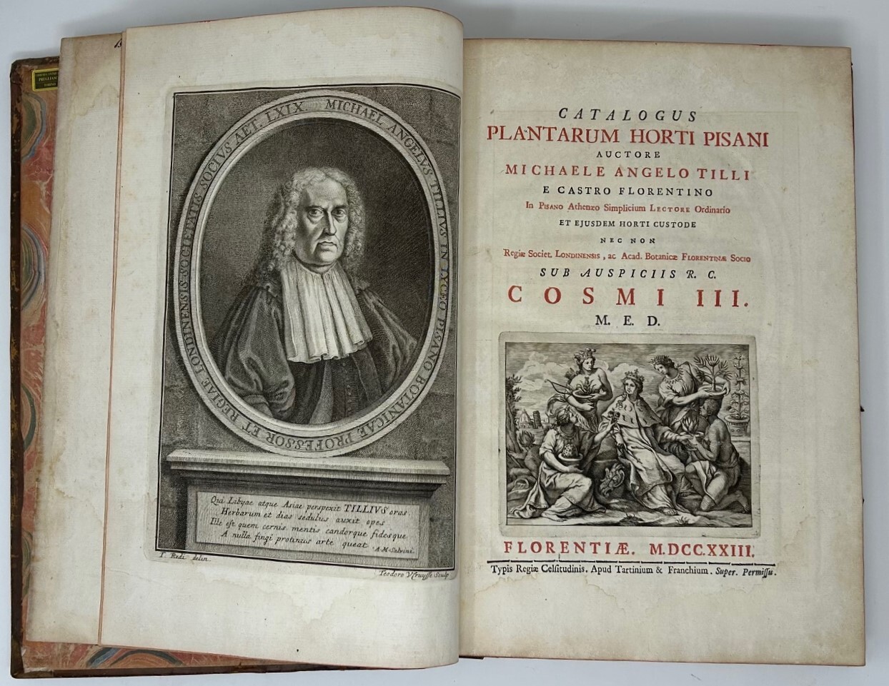 Catalogus Plantarum Horti Pisani. Auctore Michaele Angelo Tilli eiusdem horti …
