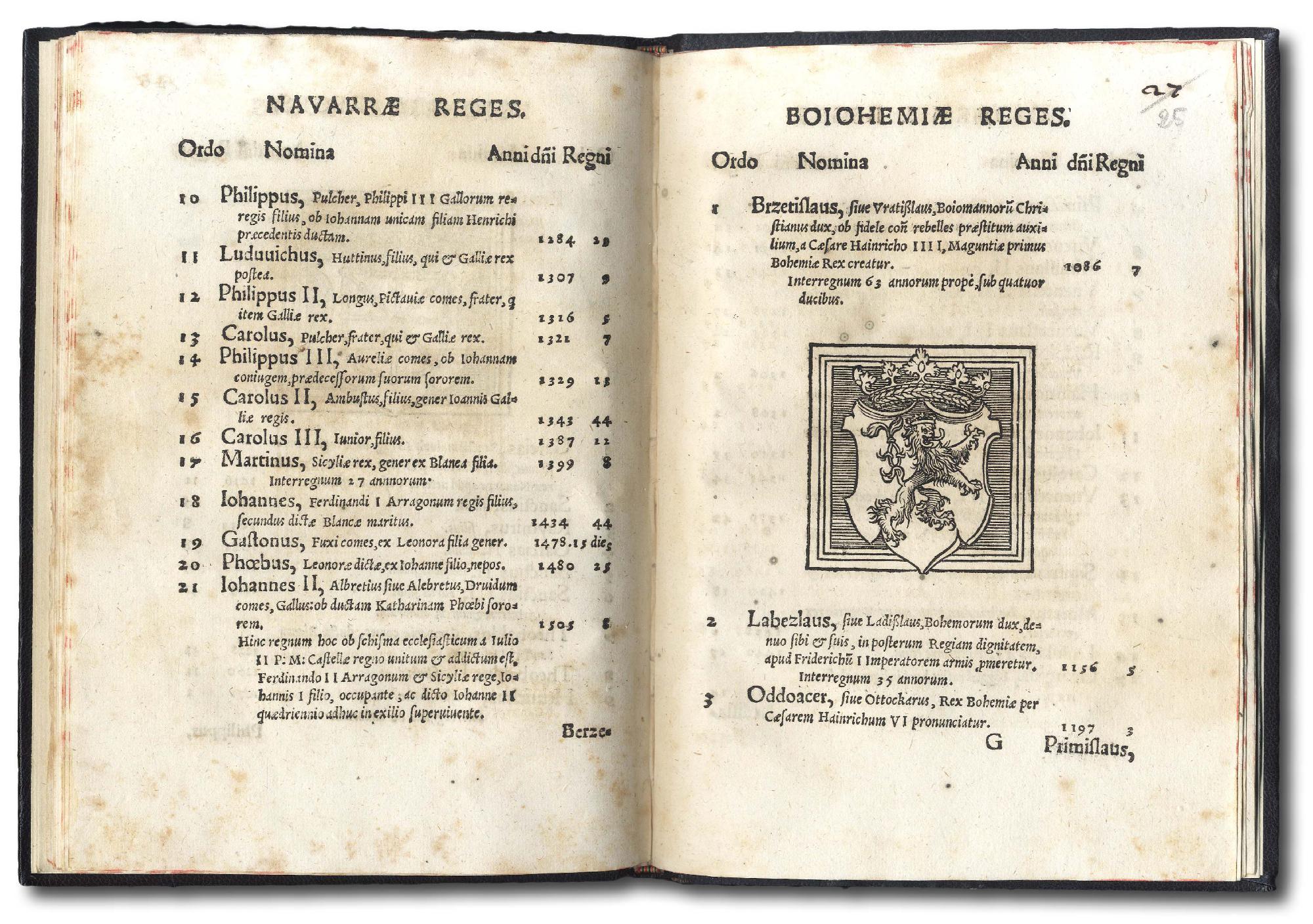 Catalogus Regum omnium, quorum sub Christiana professione per Europa adhuc …