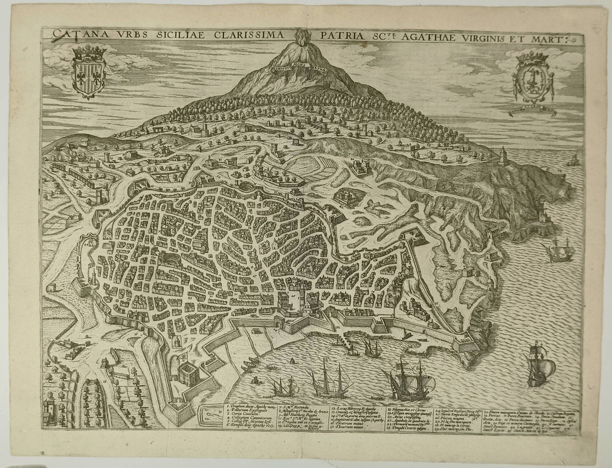 Catana - Urbs Siciliae clarissima patria Sc.te Agathae Virginis et …