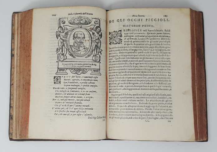 Cefalogia fisonomica.&amp;nbsp;Divisa in dieci deche, dove conforme a documenti d'Aristotile, …