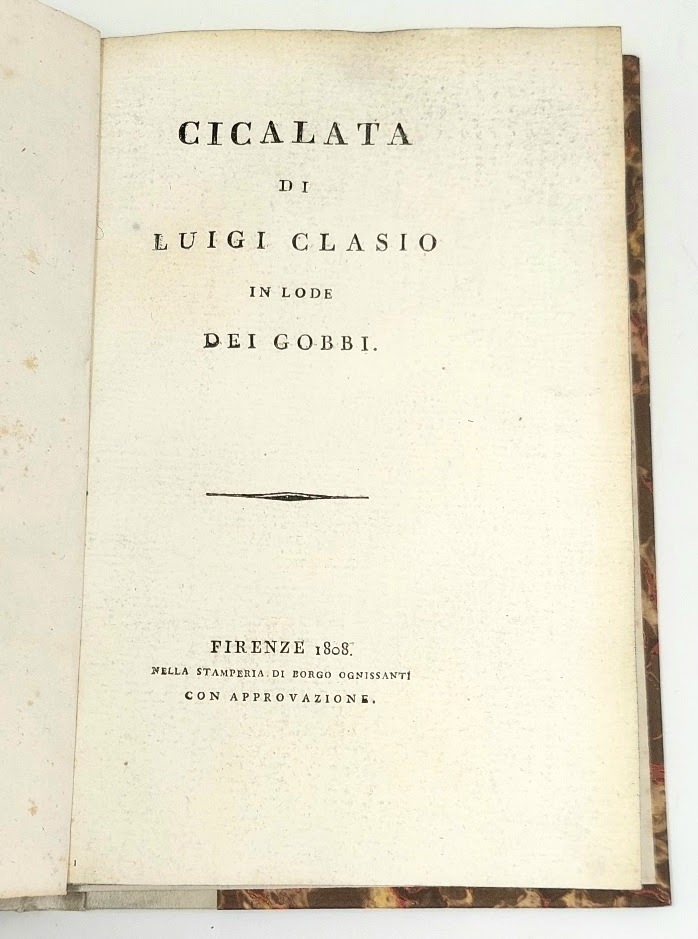 Cicalata in lode dei Gobbi.