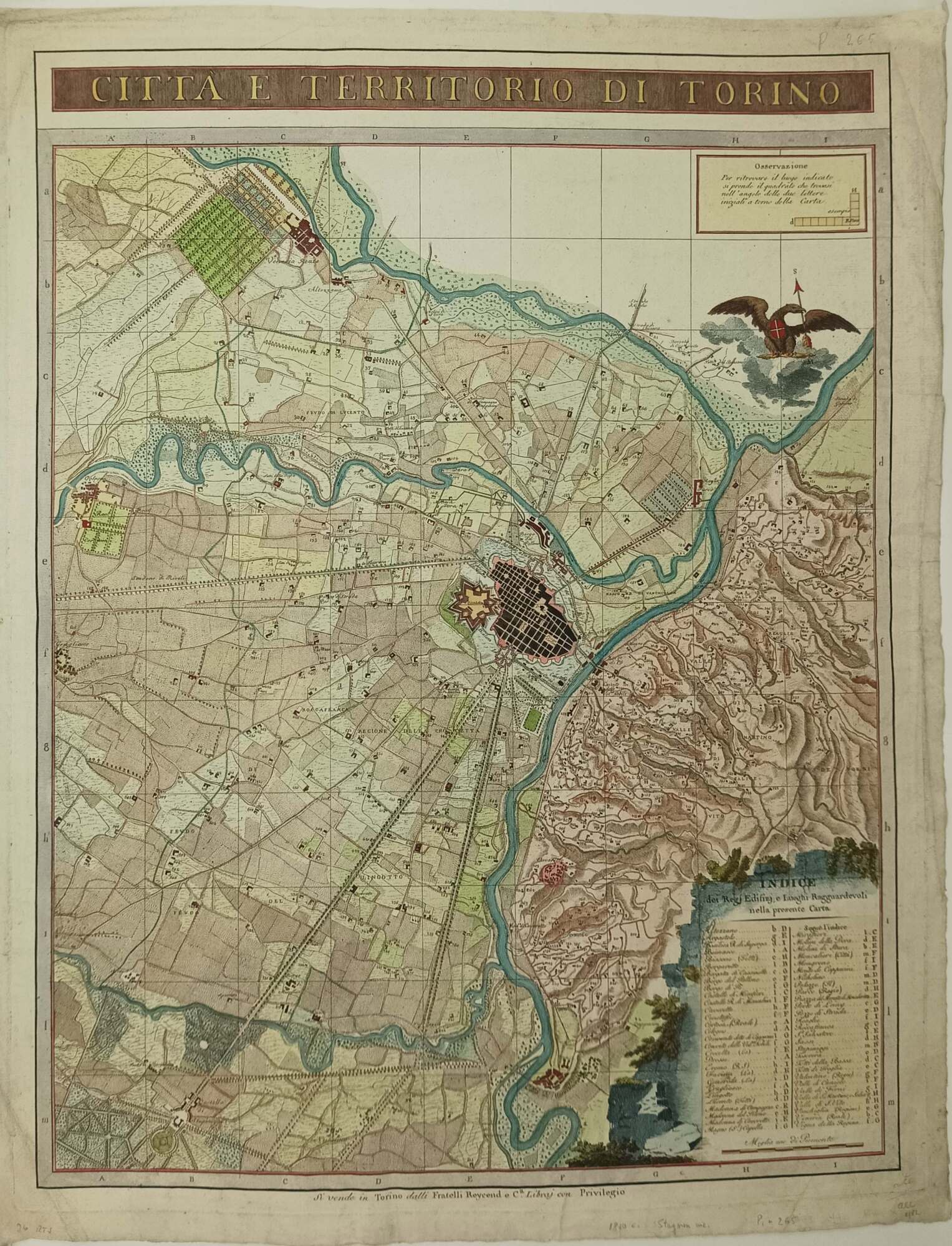Citt&amp;agrave; e territorio di Torino