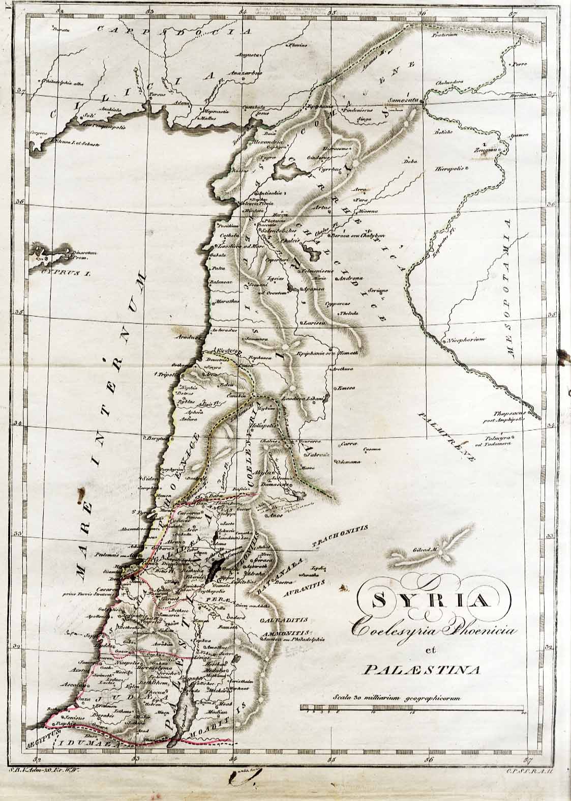 Coelesyria Phoenicia et Palaestina.