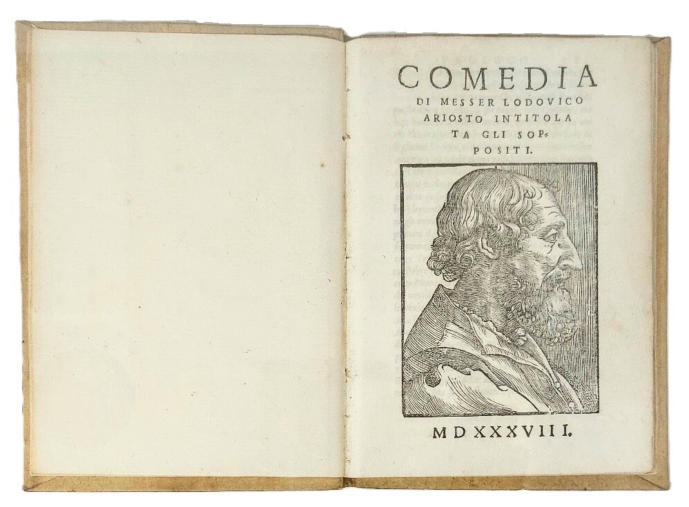 Comedia di messer Lodovico Ariosto intitolata Gli Soppositi. MDXXXVIII.