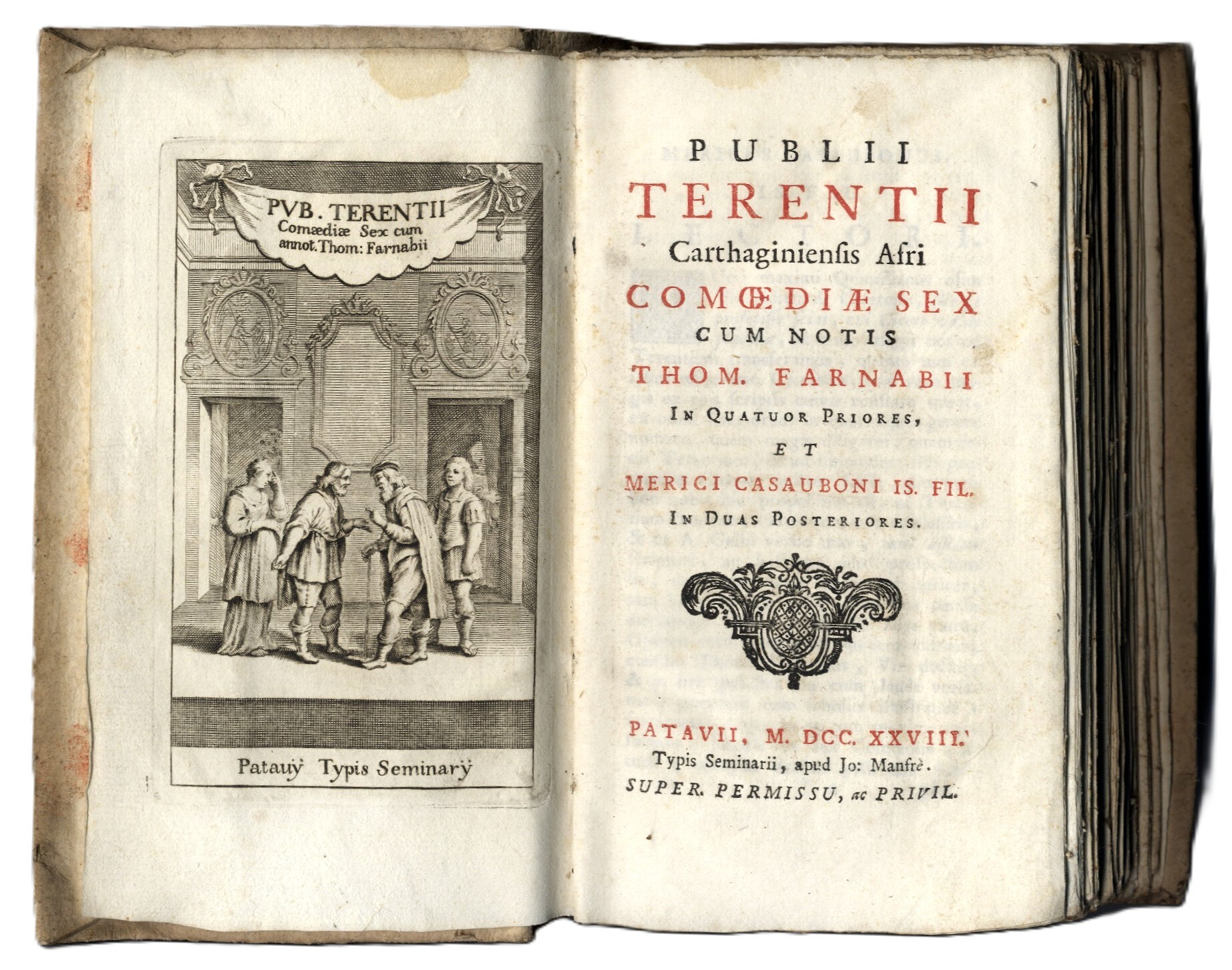Comoediae sex cum notis Thom. Farnabii in quattuor priores et …
