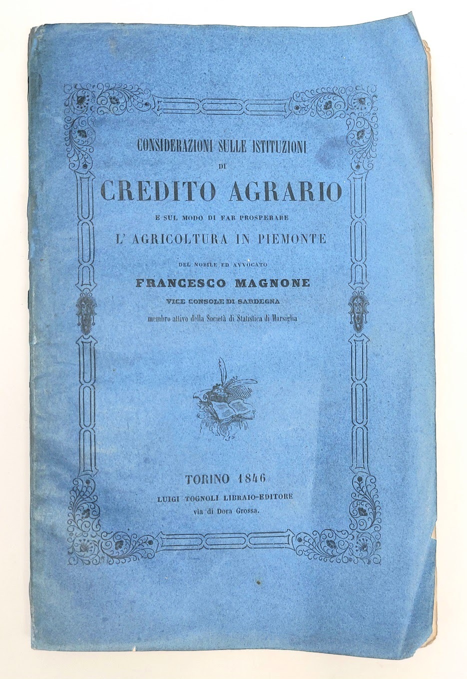 Considerazioni sulle istituzioni di Credito Agrario e sul modo di …
