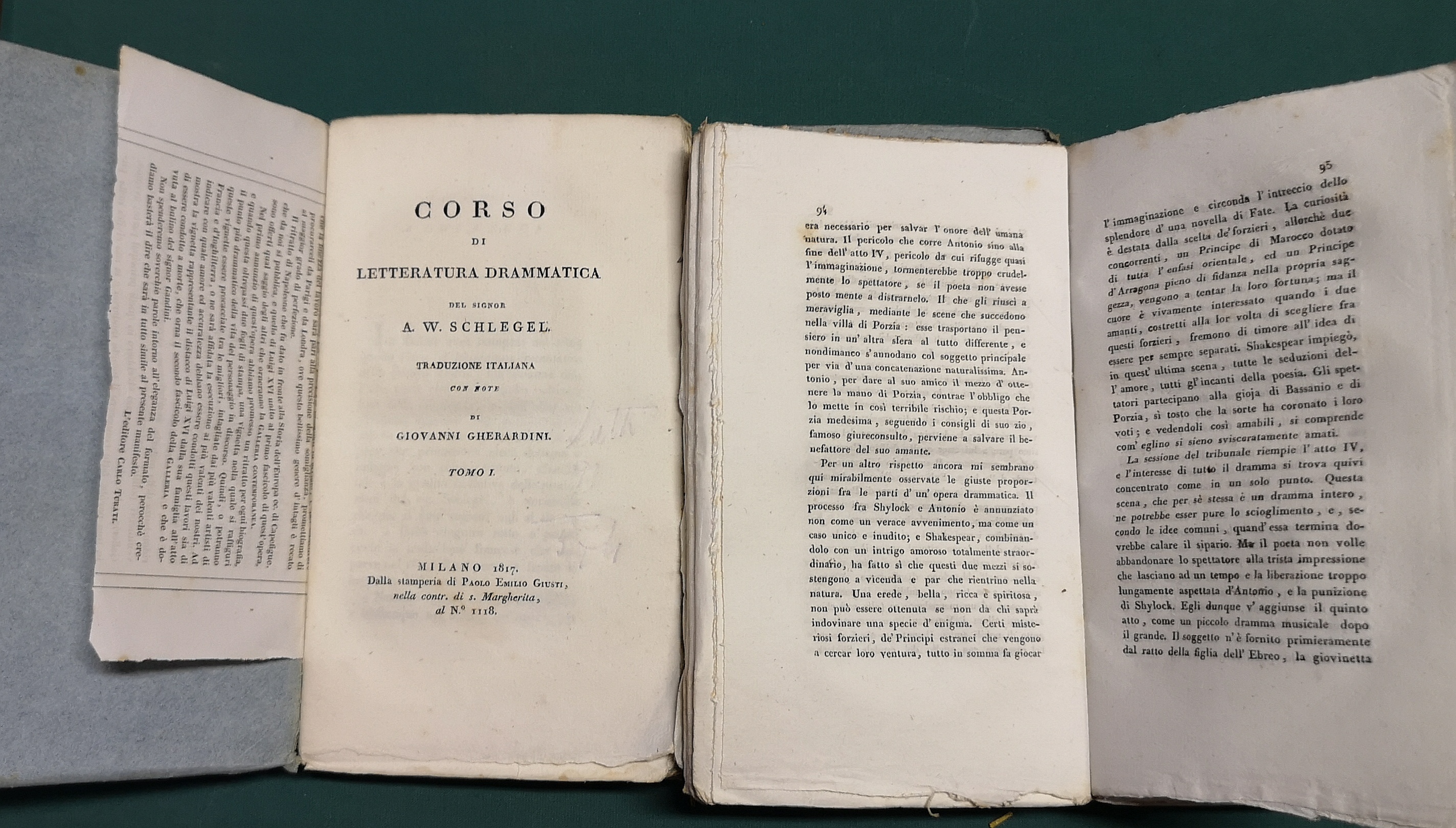Corso di letteratura drammatica. Traduzione italiana con note di Giovanni …