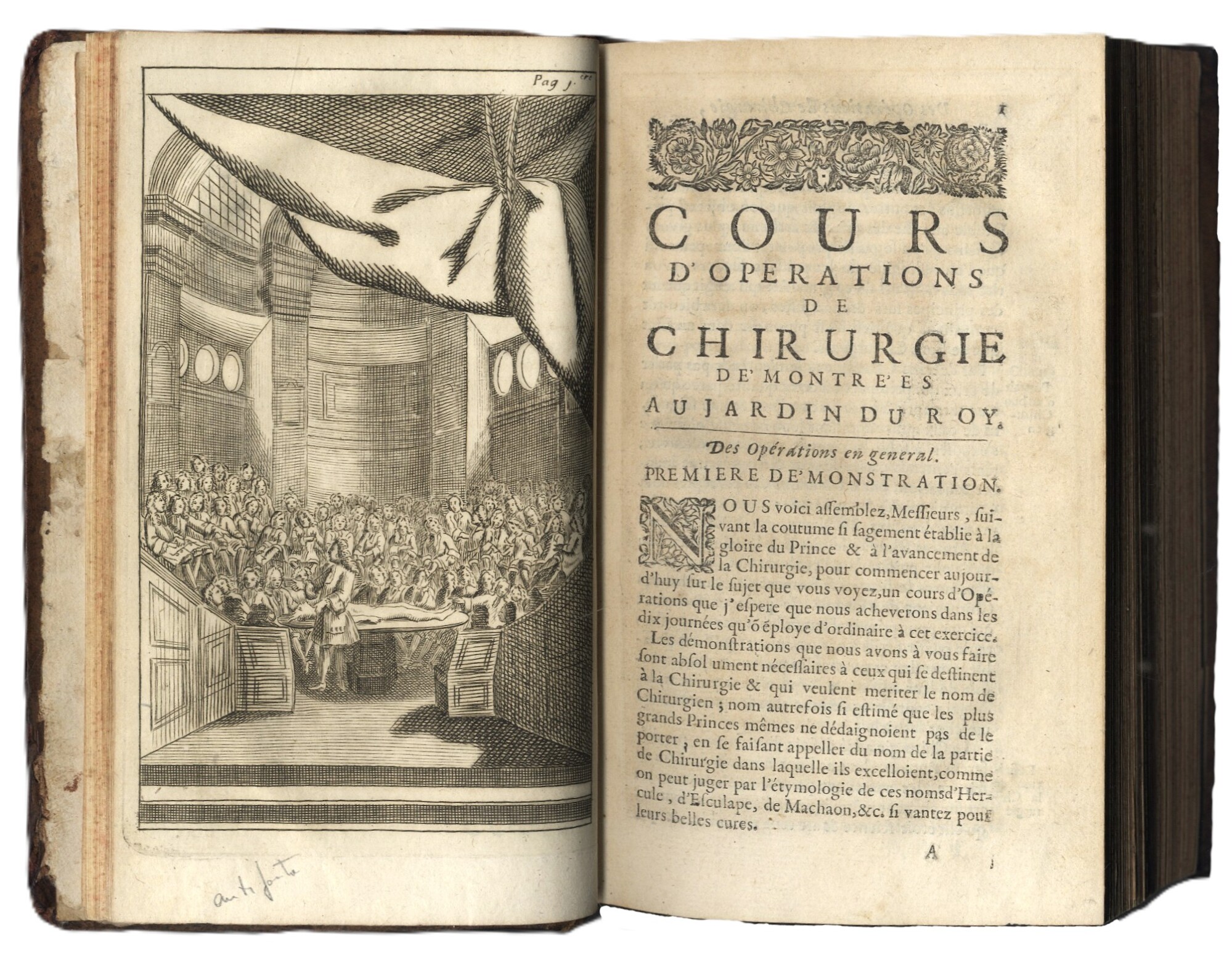 Cours d'Operations de Chirurgie, demontr&amp;eacute;s au Jardin-Royal... Seconde &amp;eacute;dition, corrig&amp;eacute;e …